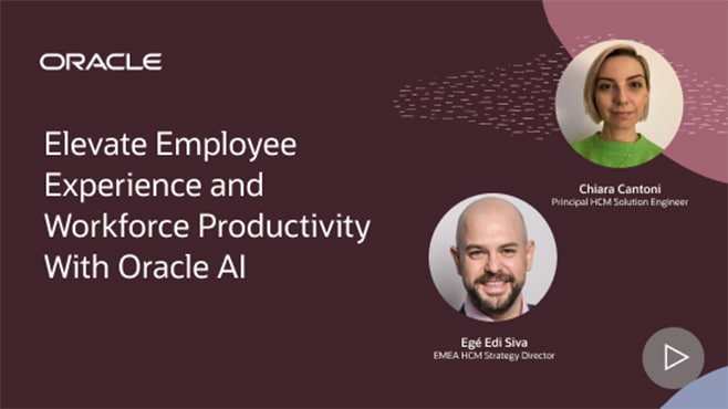 Elevate Employee Experience and Workforce Productivity With Oracle AI