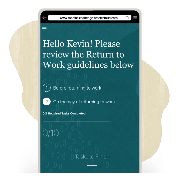 إكمال مهام تهيئة الموظفين الجدد