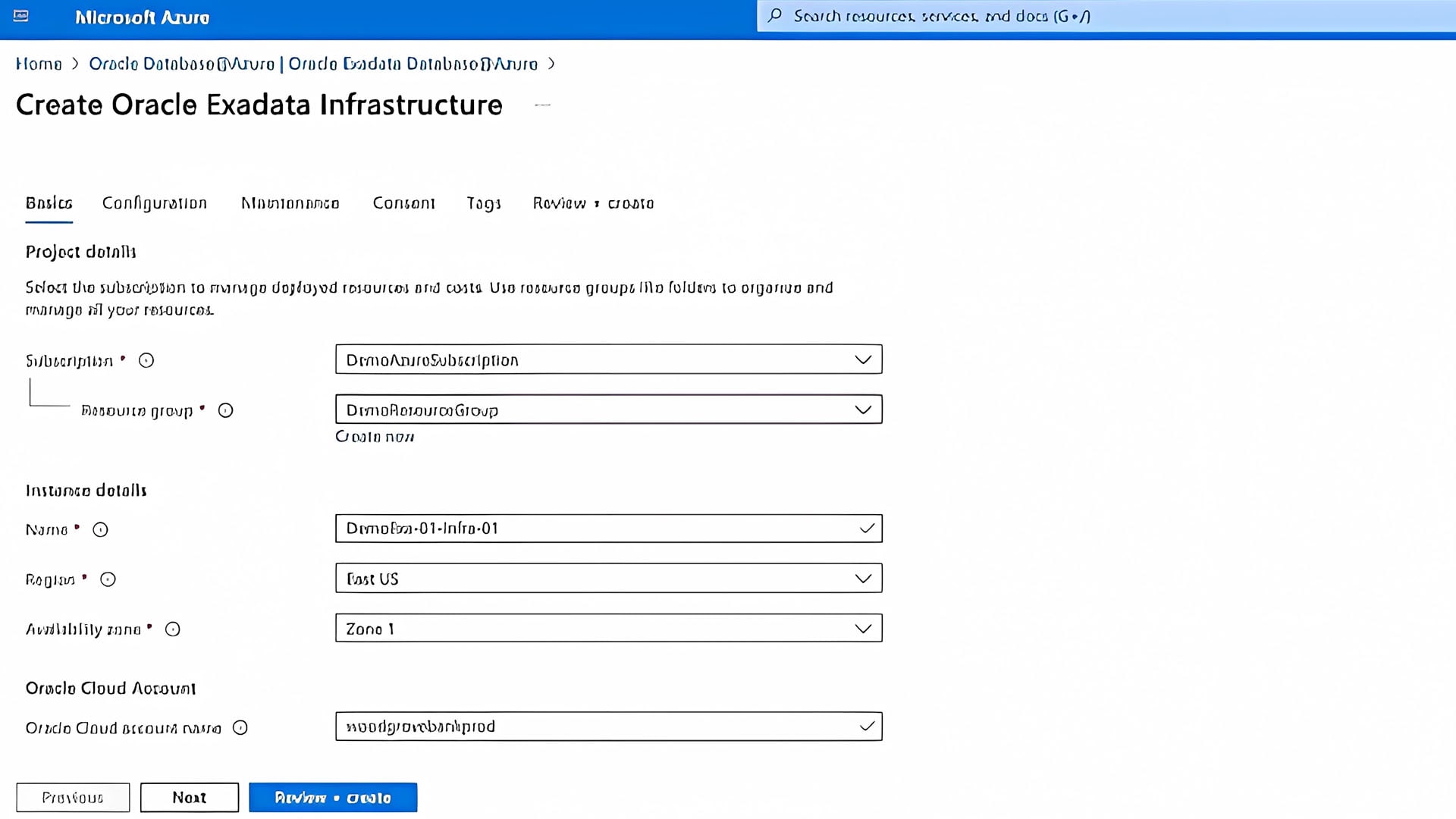 Easy provisioning view