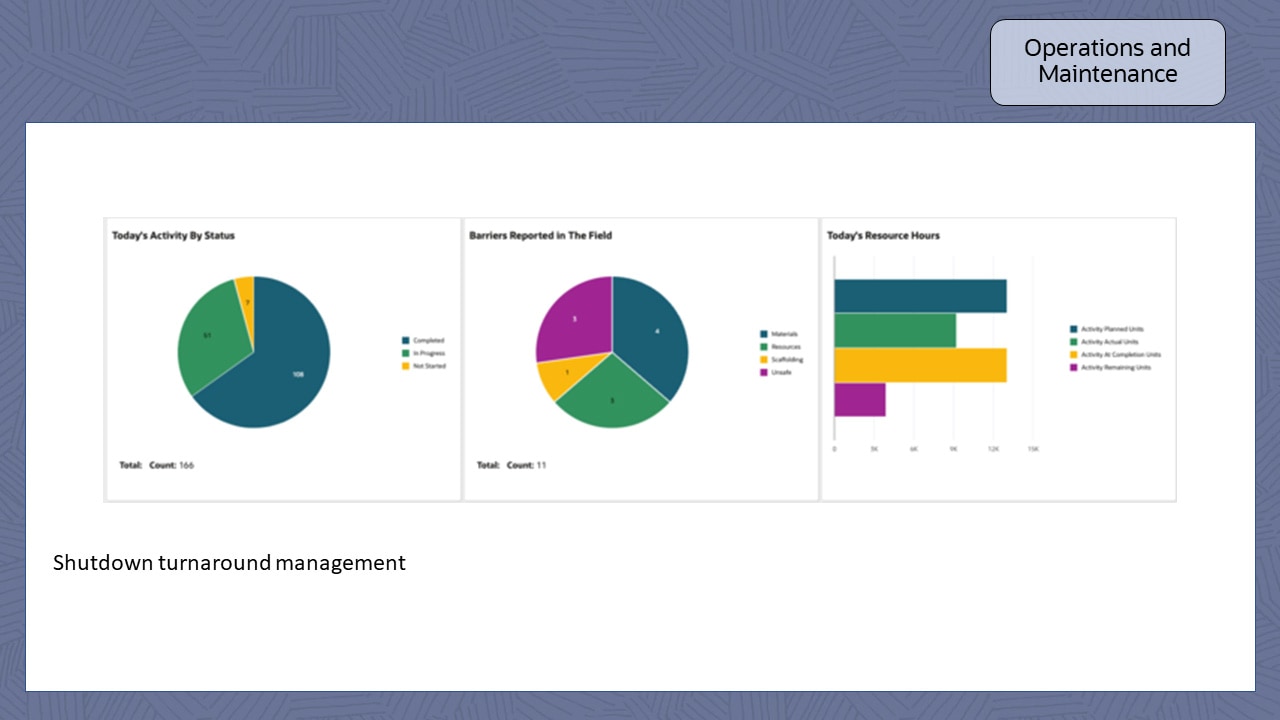 shutdown tournaround managment graphs image