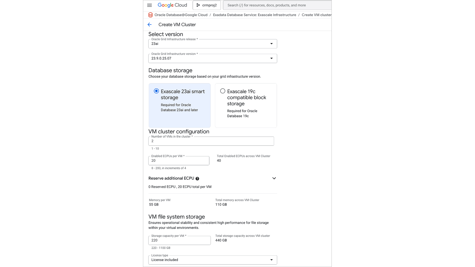 Vista de aprovisionamiento fácil