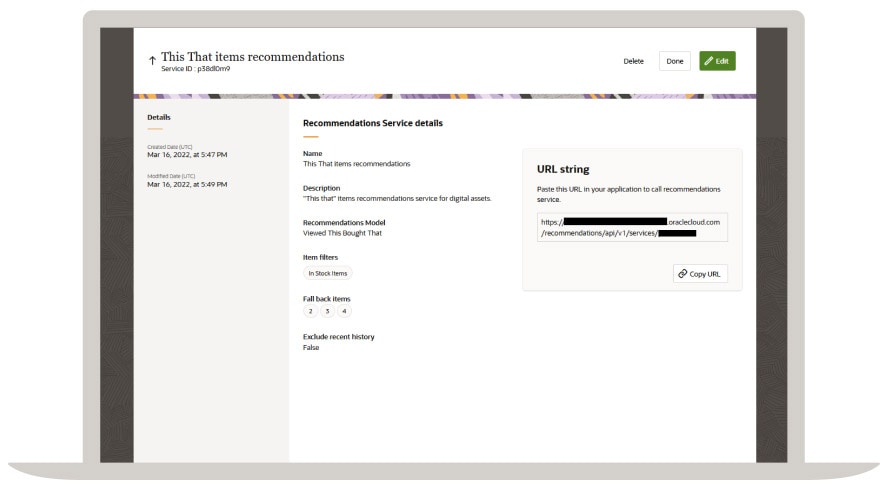 Determine your recommendation model