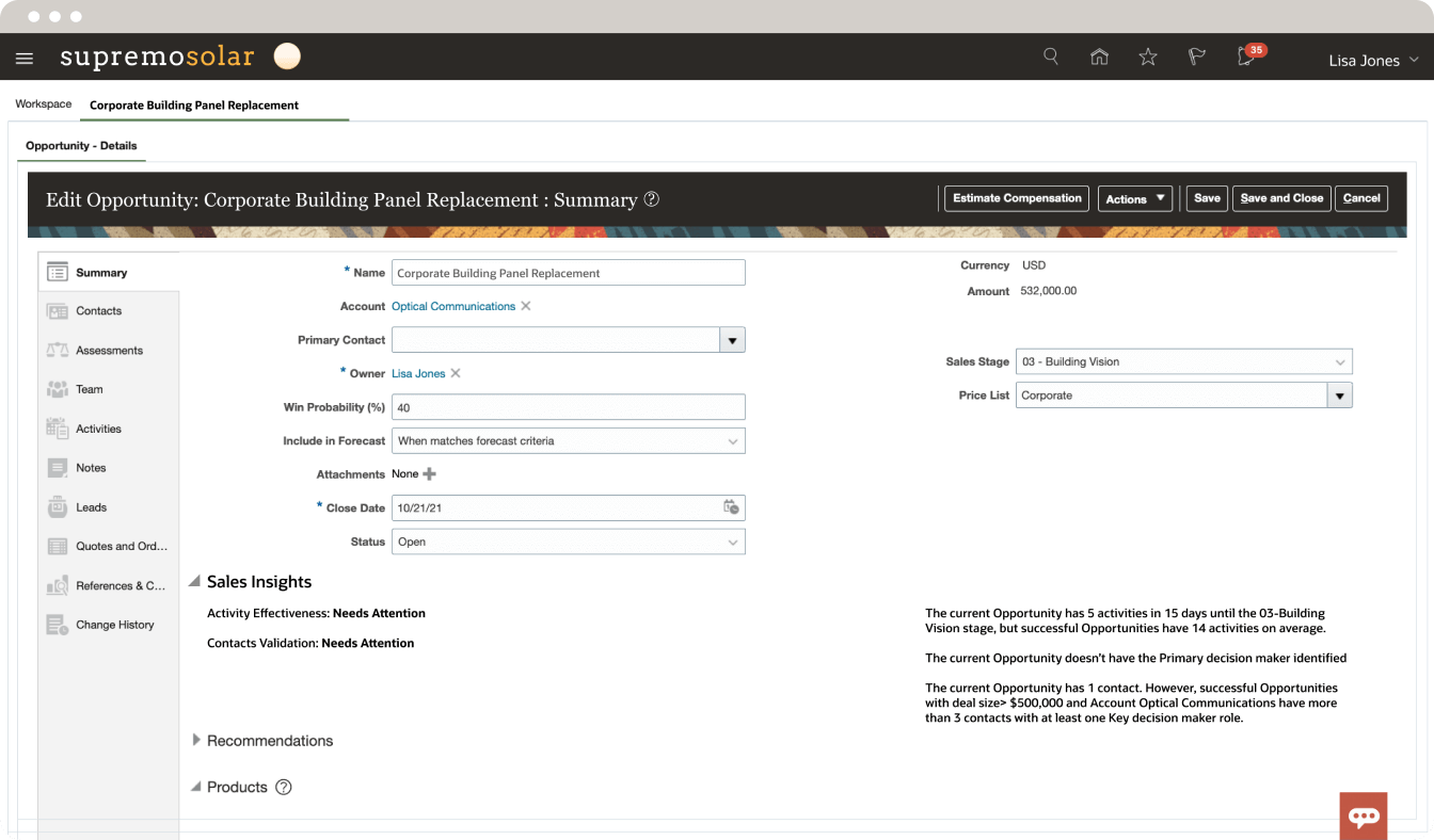 قم بإتمام الصفقات بشكل أسرع من خلال عمليات المبيعات المبسطة المدعومة بالذكاء الاصطناعي