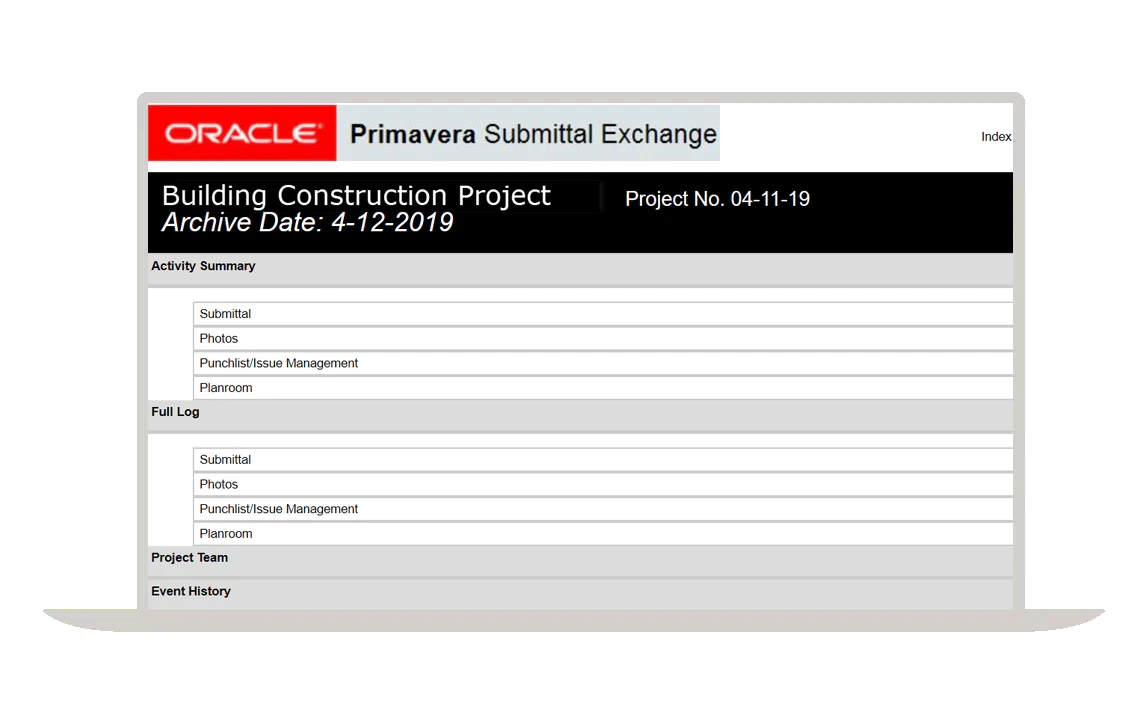 Archivieren – Screenshot