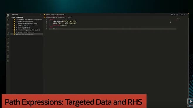 Enhancements to JSON TRANSFORM